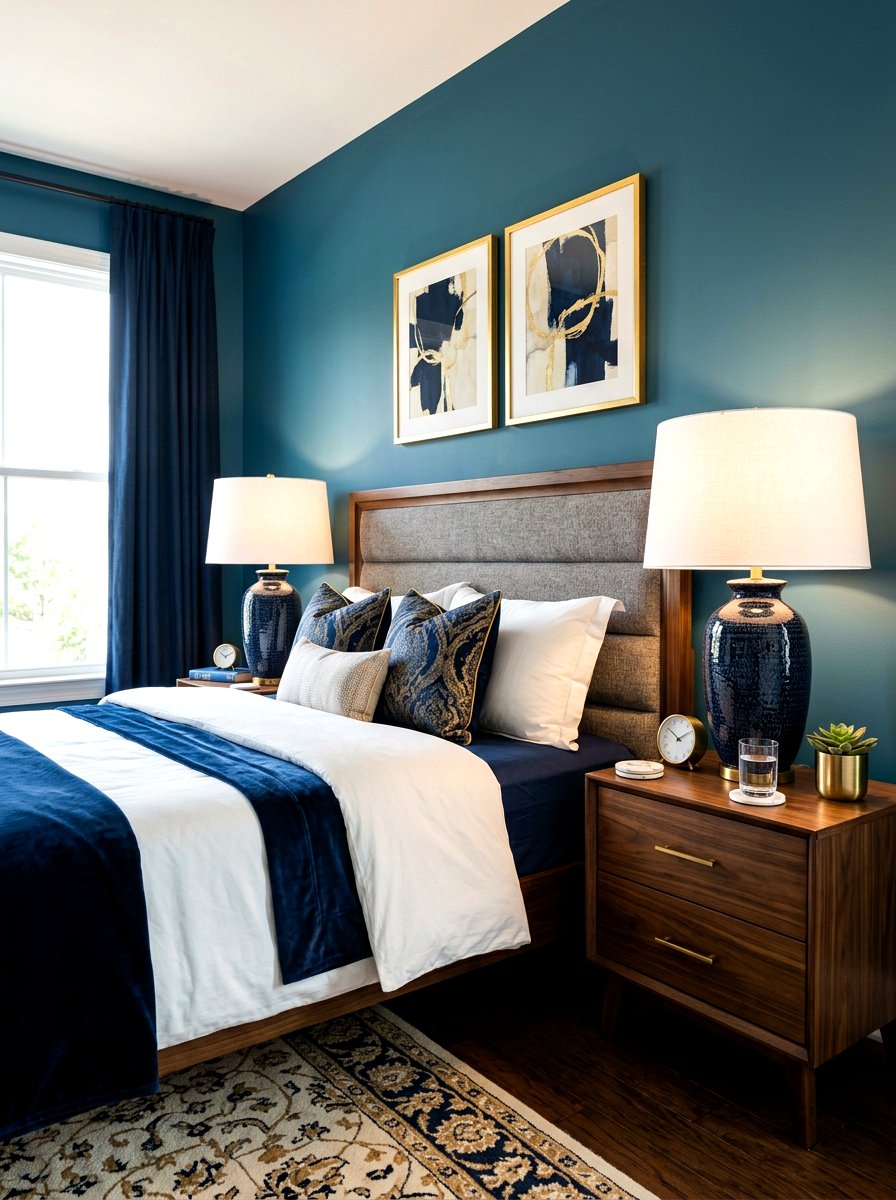 Bedside table lamps - 30 luxury bedscape ideas