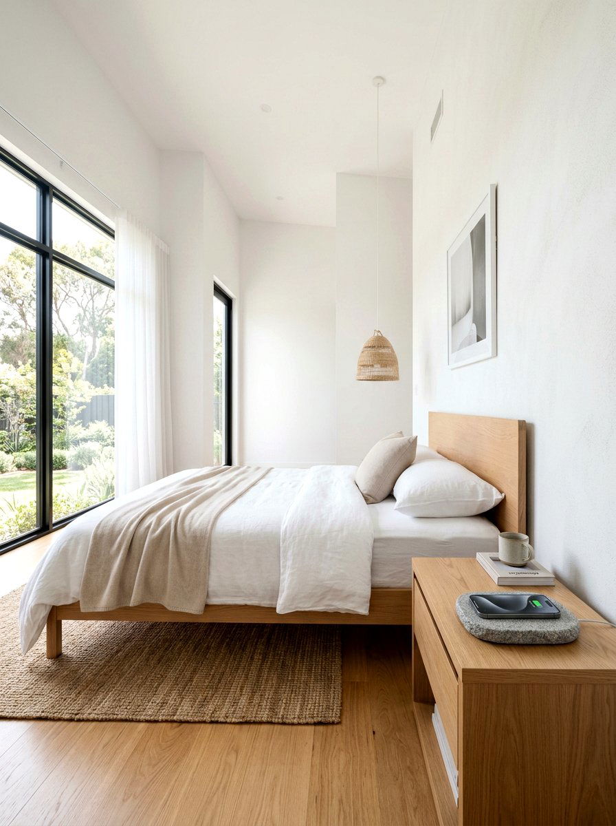 Bedside wireless charging pad - 30 charging station ideas