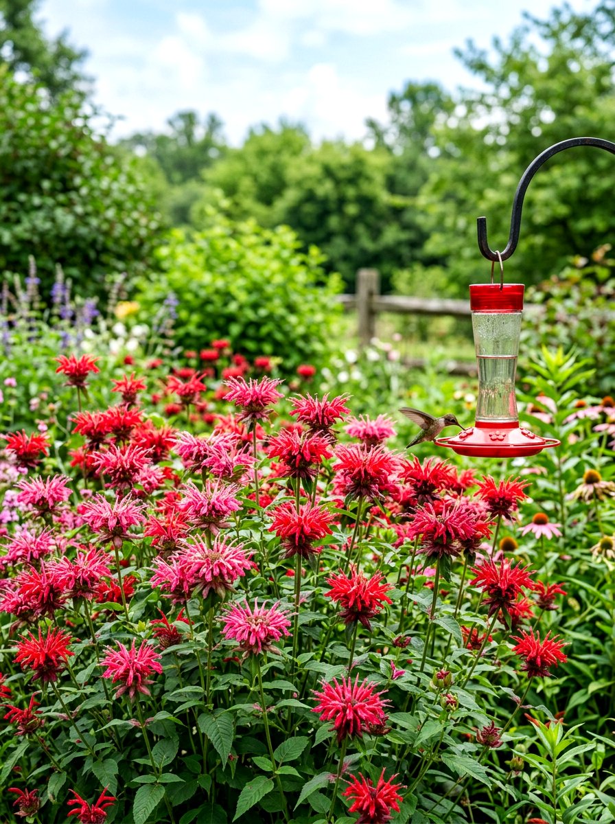 Bee Balm Garden - 30 butterfly garden ideas