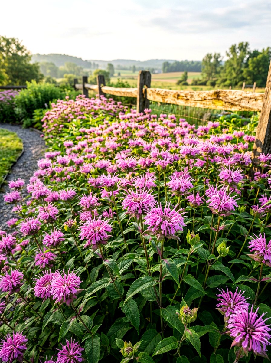Bee Balm - 30 hummingbird garden ideas