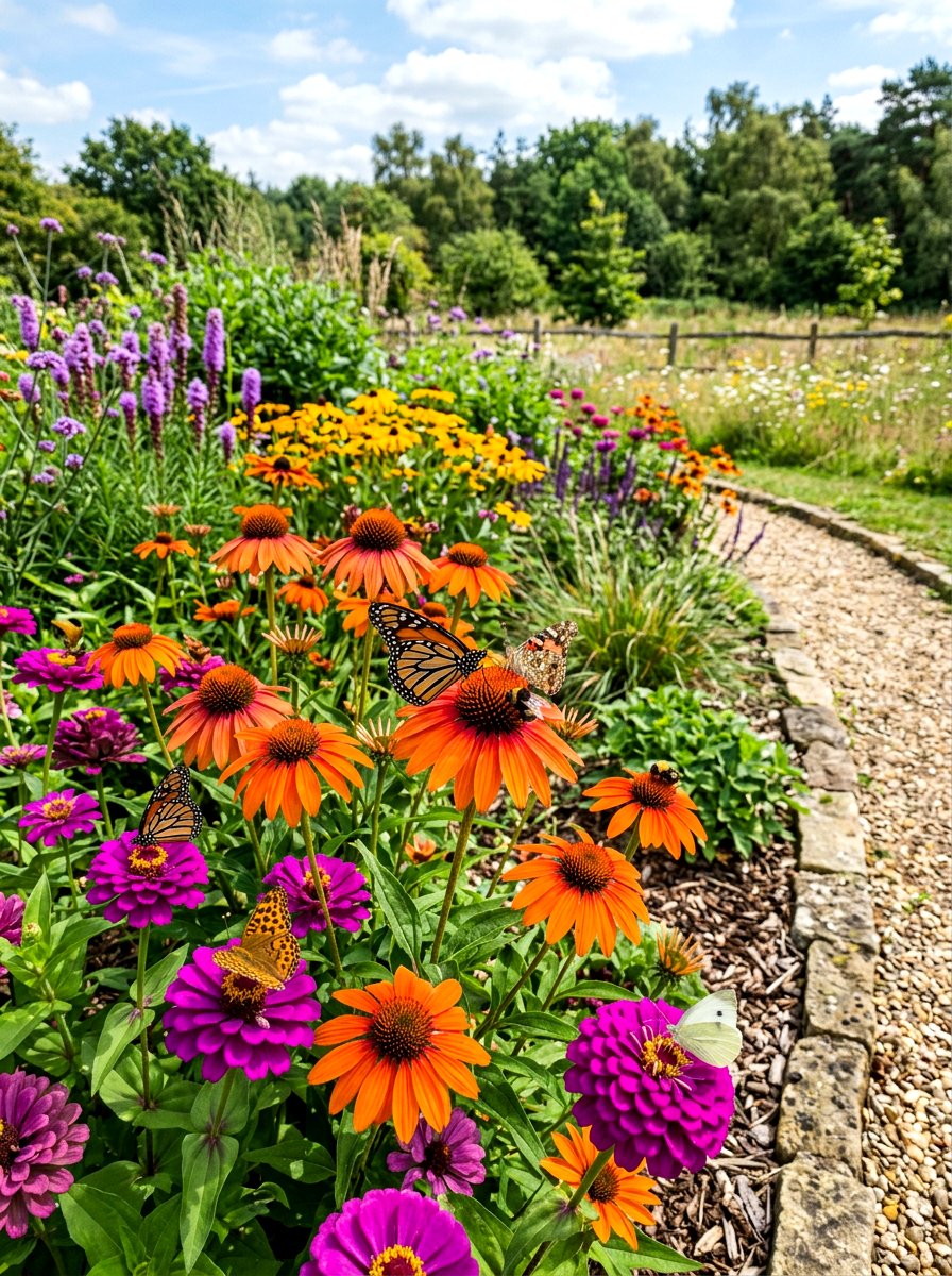 Bee and butterfly garden plants - 30 cottagecore garden ideas