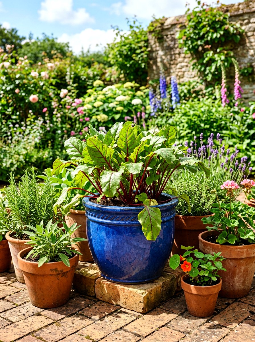 Beet Pot - 30 vegetable container garden ideas