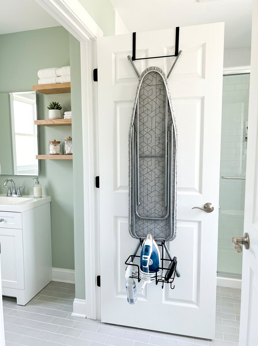 Behind The Door Ironing - 30 ironing station ideas