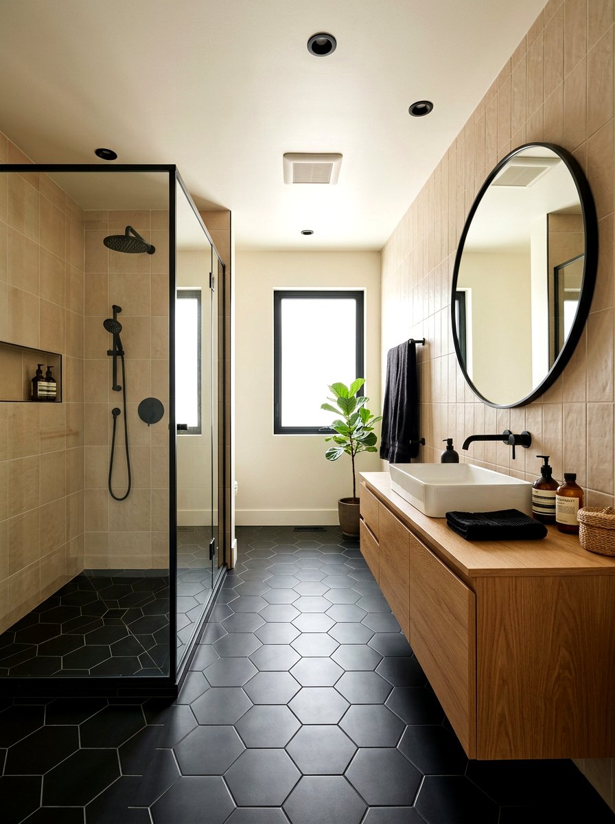 Beige And Black Bathroom - 30 beige bathroom ideas