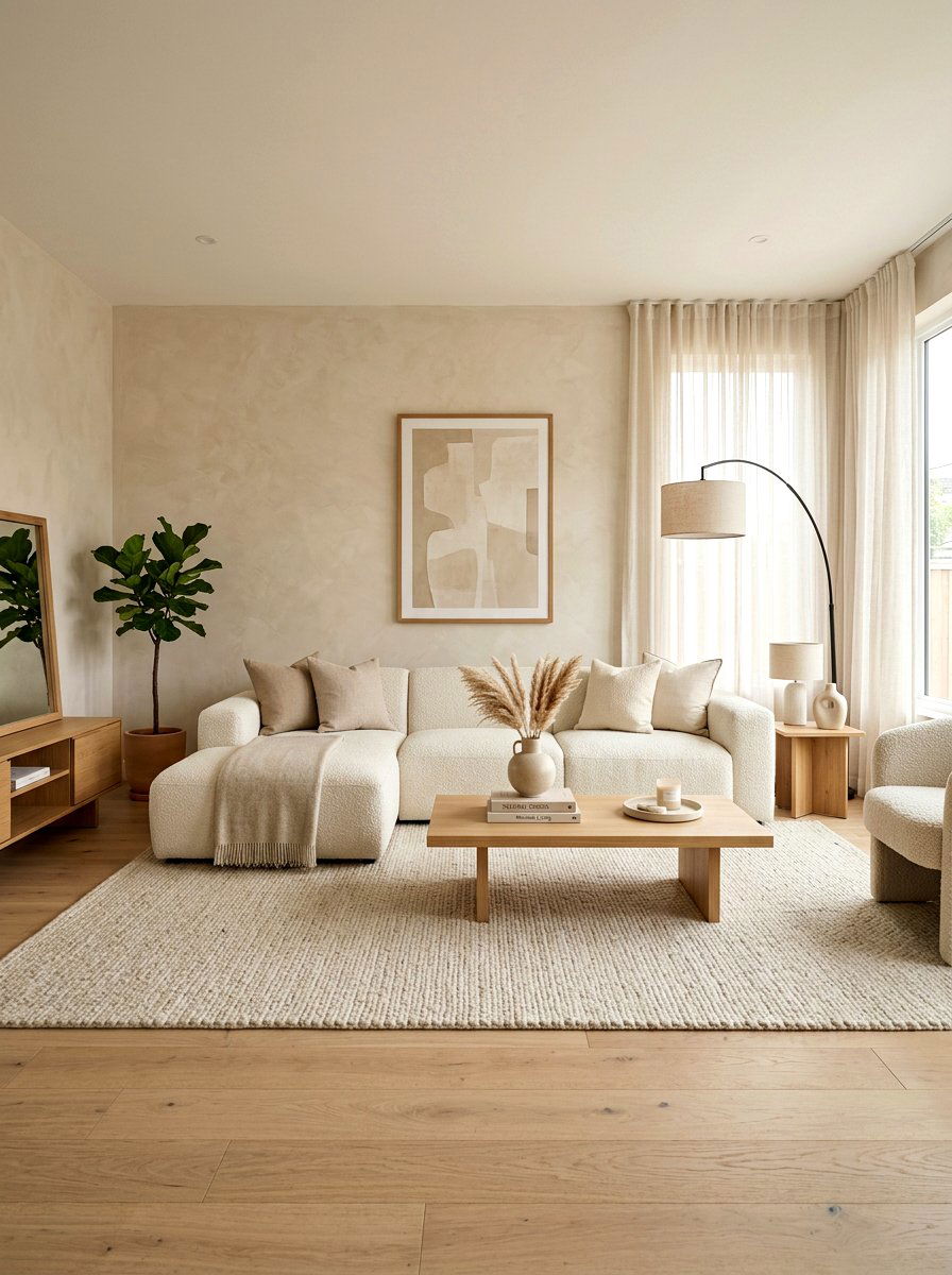 Beige Living Room - 30 tonal living room ideas