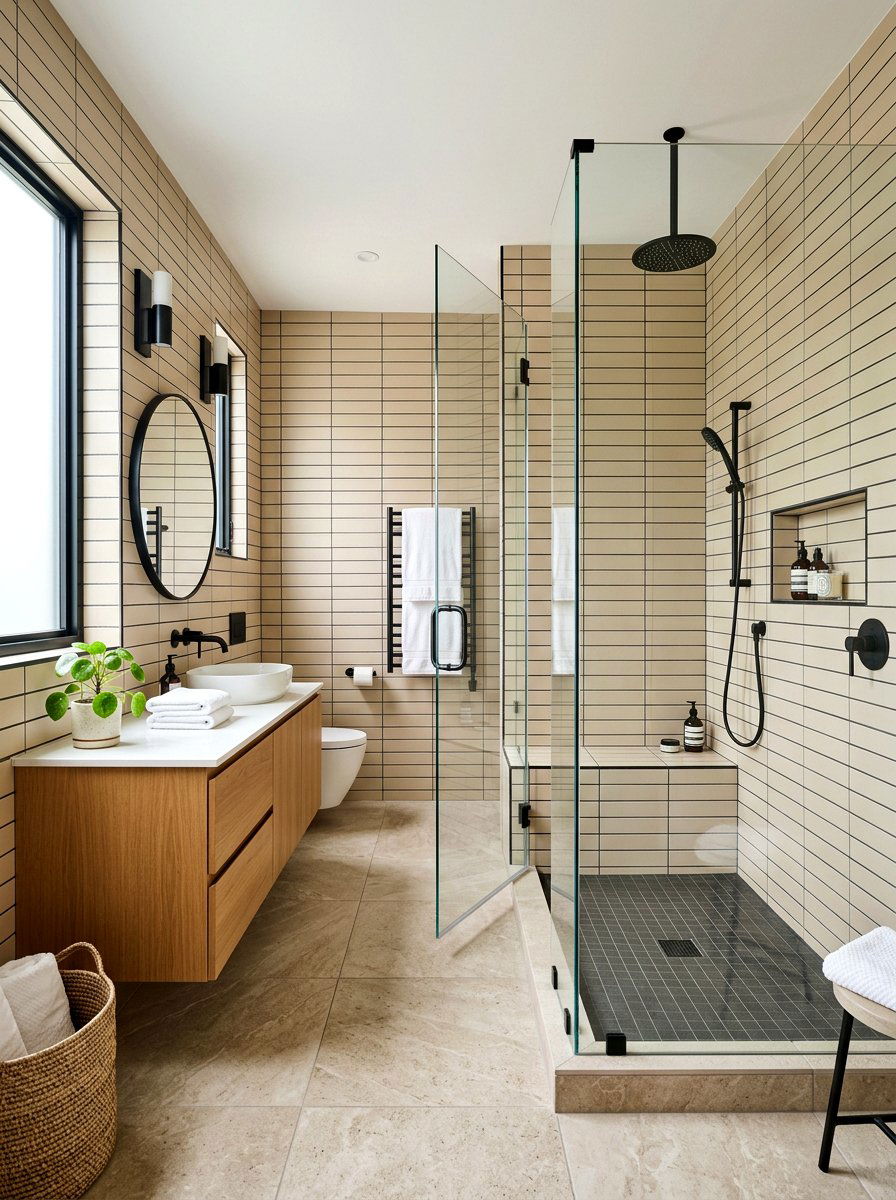 Beige Subway Tile Bathroom - 30 beige bathroom ideas