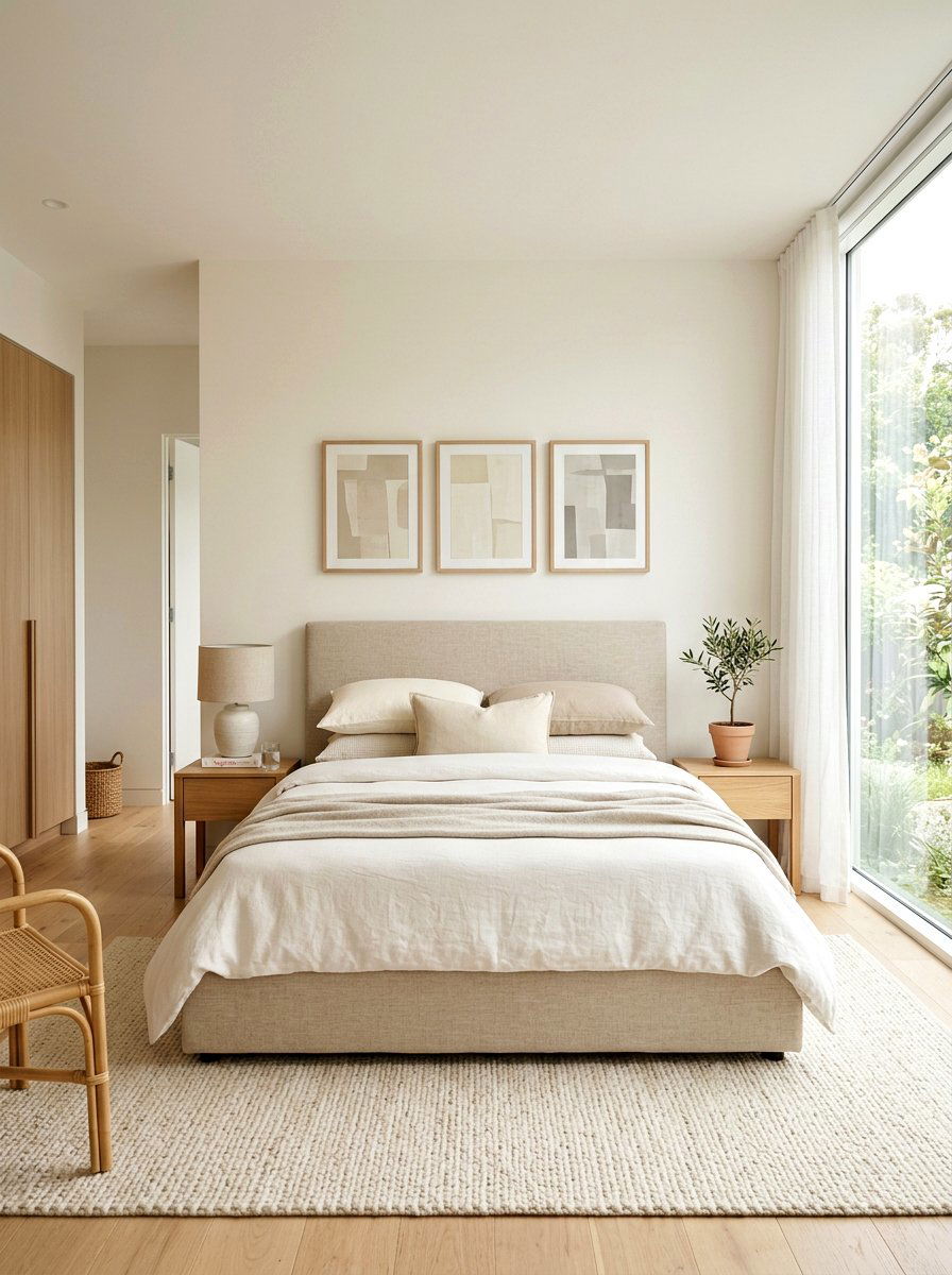 Beige Upholstered Bed - 30 upholstered bed ideas