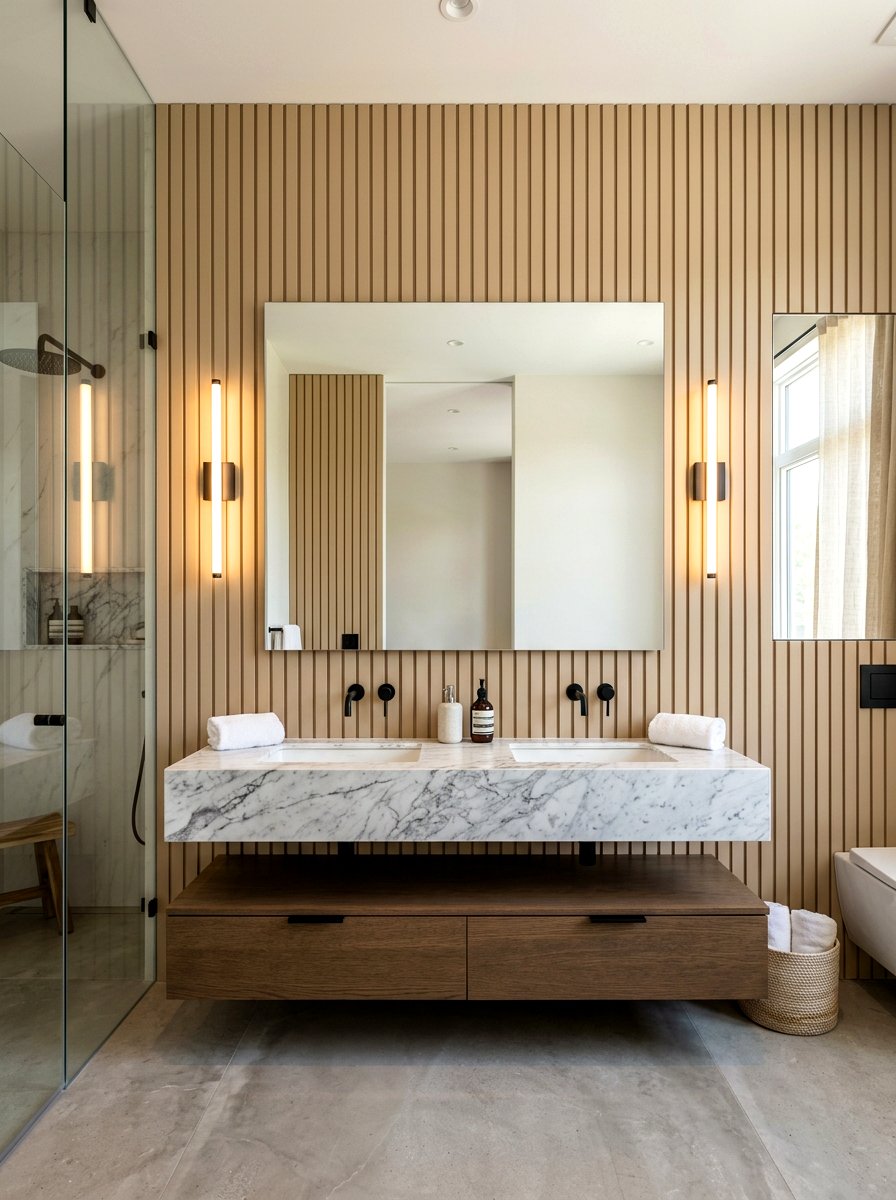 Beige Wall Panel Bathroom - 30 beige bathroom ideas