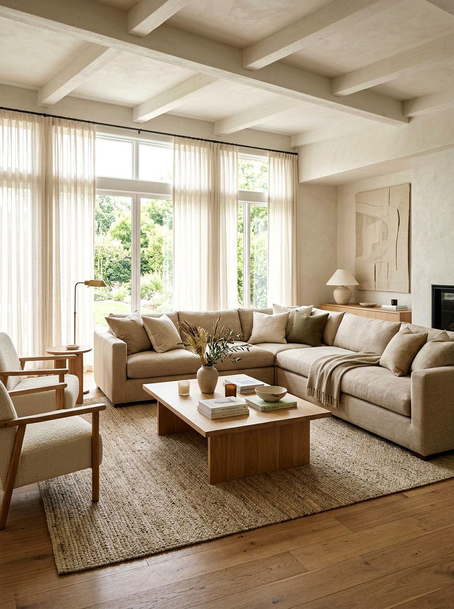 Belgian Linen Sofa - 30 old money apartment decor ideas