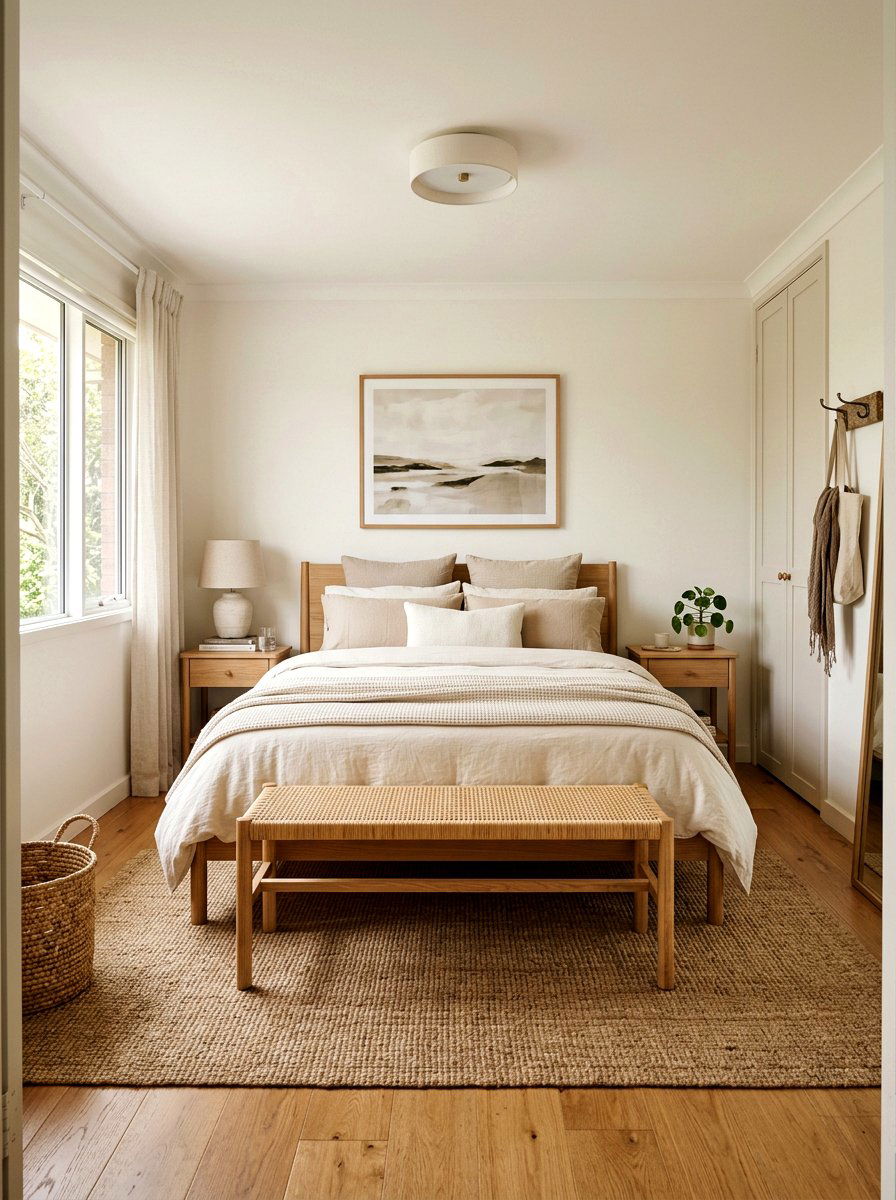 Bench At Foot Of Bed Bedroom - 30 California casual bedroom ideas