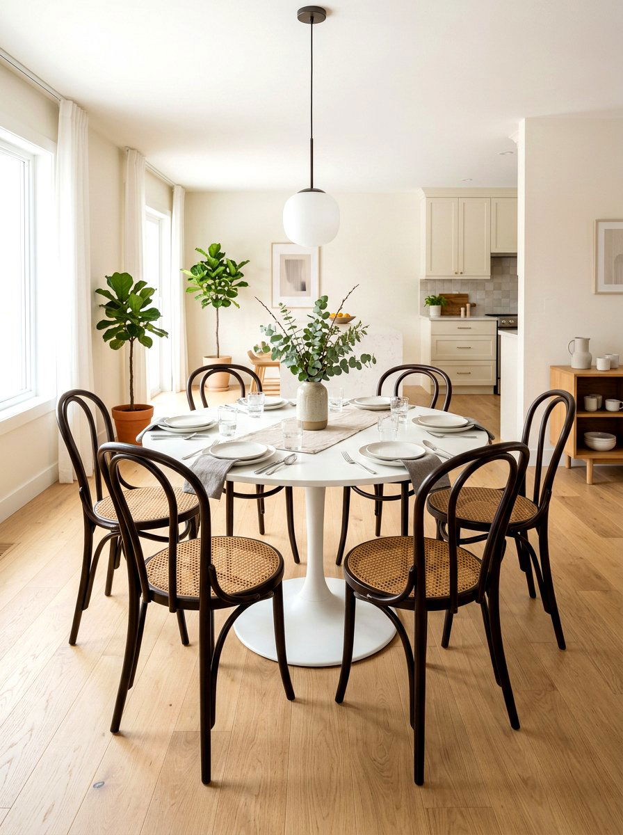 Bentwood Dining Chairs - 30 bistro dining room ideas