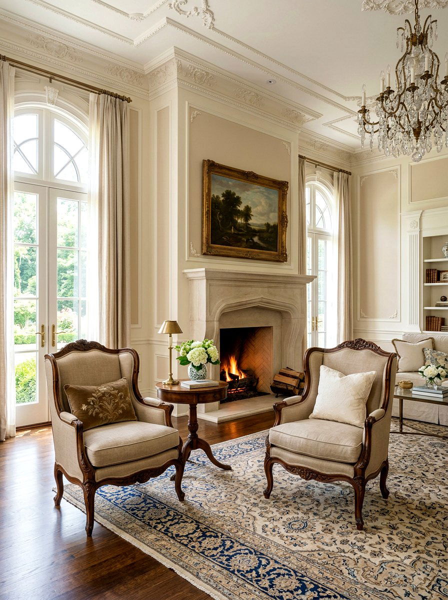 Bergere Chair Living Room - 30 French country living room ideas