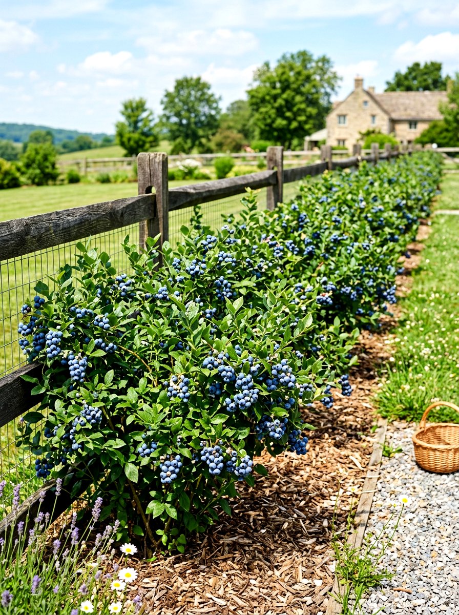 Berry Bush Hedge - 30 potager garden ideas