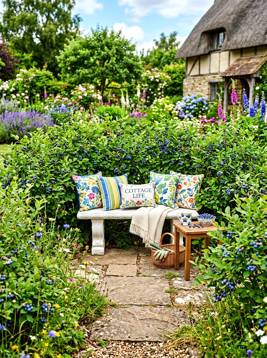 Berry Patch Seating - 30 edible entertaining backyard ideas