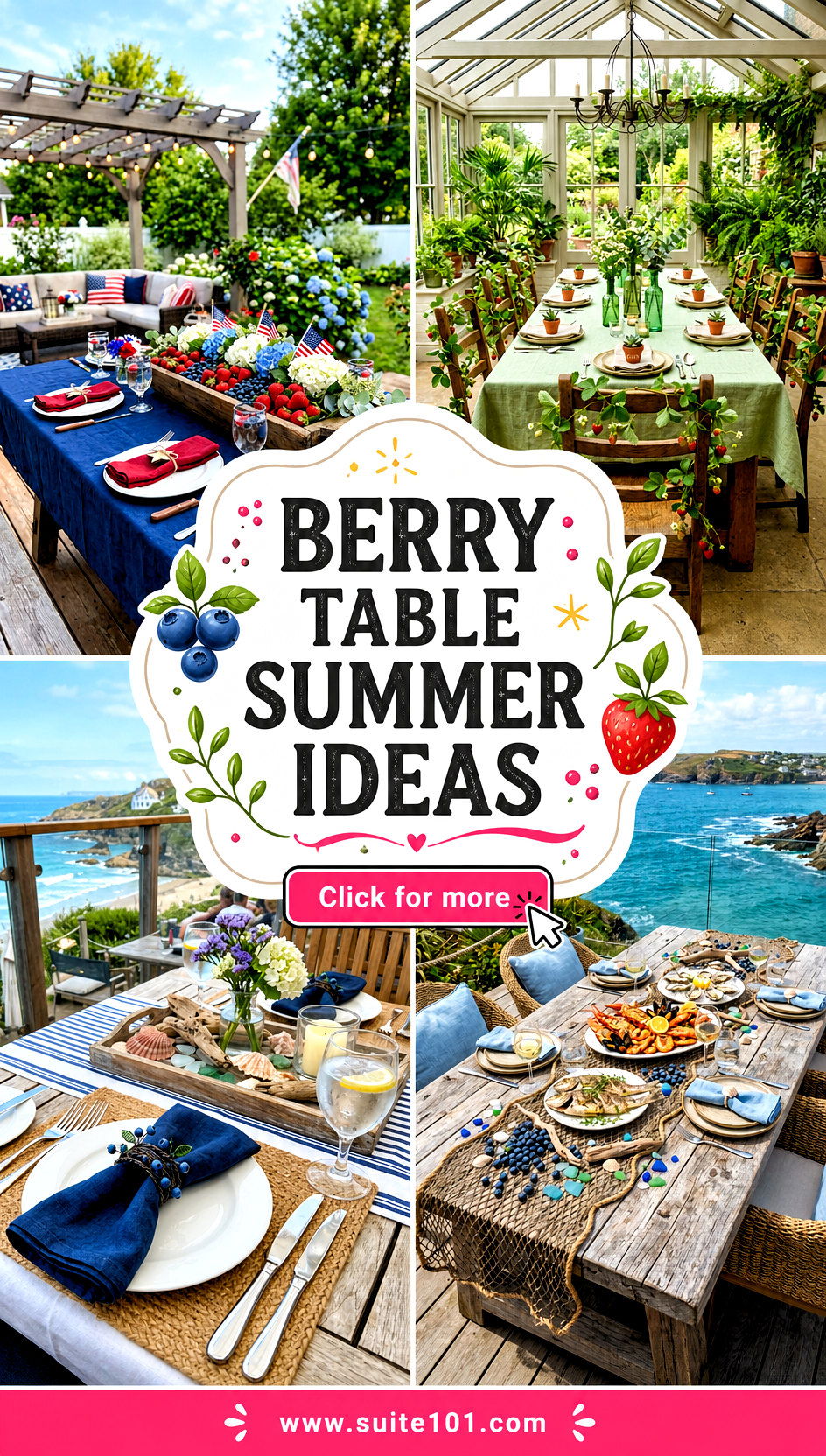 Berry Table Summer Ideas for a Fresh Fruity Outdoor Spread - Berry Table Summer Ideas for a Fresh, Fruity Outdoor Spread