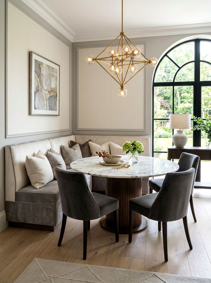 Bespoke Dining Area - 30 quiet luxury apartment ideas