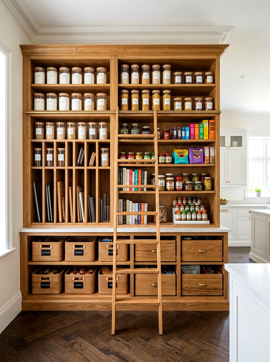 Bespoke Pantry Shelving - 30 English pantry kitchen ideas