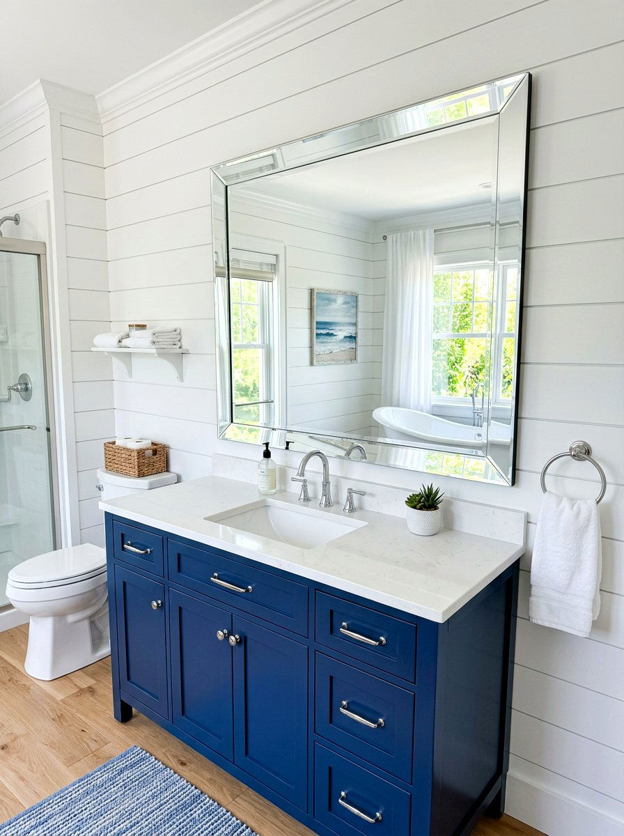 Beveled Edge Bathroom Mirror - 30 bathroom mirror ideas
