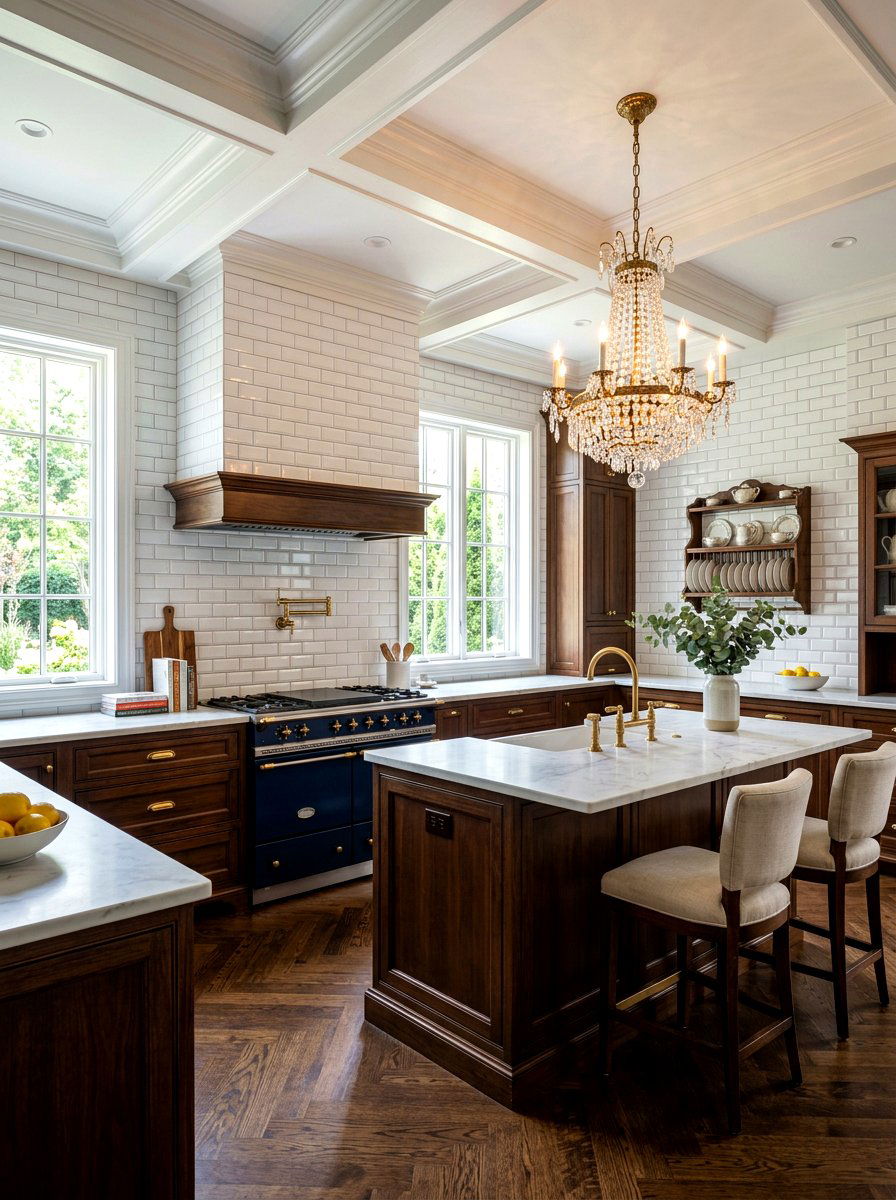 Beveled Edge Subway Tile Kitchen - 30 subway tile kitchen ideas