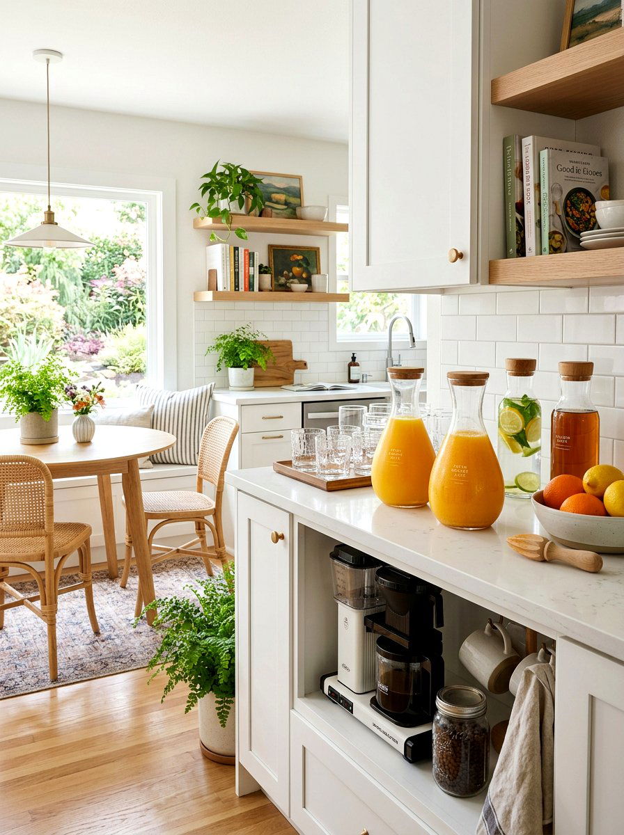 Beverage and juice carafes - 30 pantry decanting ideas