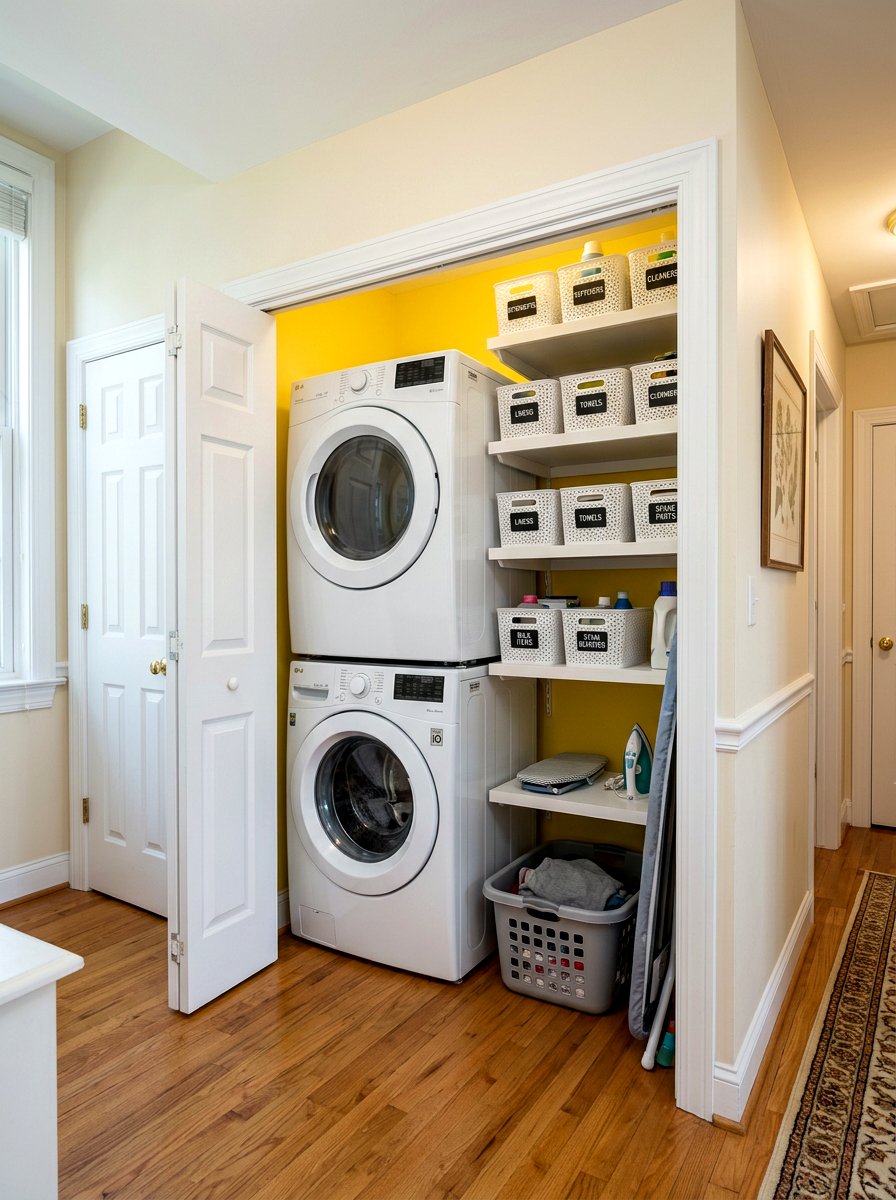 Bi Fold Door Laundry Closet - 30 laundry nook ideas
