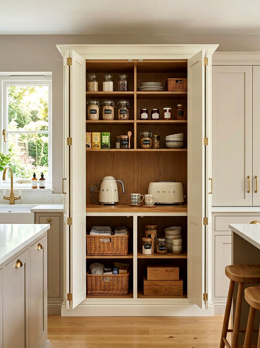 Bi Fold Door Pantry Cabinet - 30 appliance pantry ideas