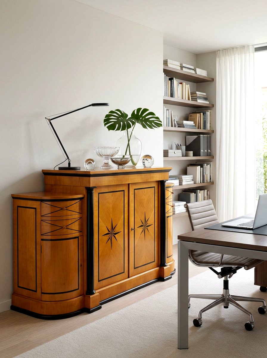 Biedermeier satinwood sideboard office - 30 antique sideboard ideas