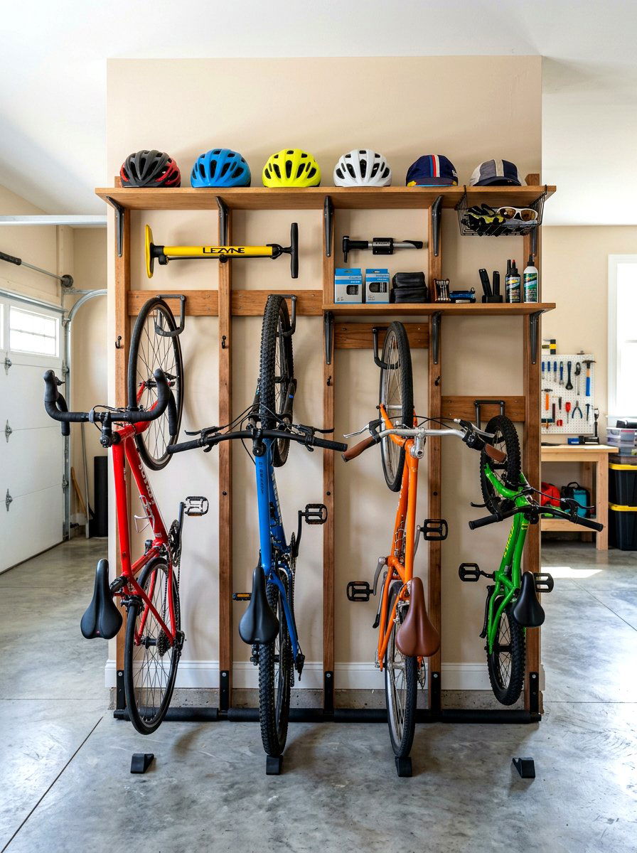 Bike Storage Rack Shelving - 30 garage shelving ideas