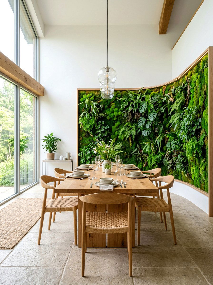 Bio wall curved screen - 30 curved partition wall ideas