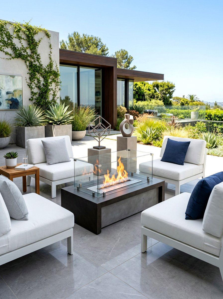 Bioethanol Fire Pit Patio - 30 fire pit patio ideas