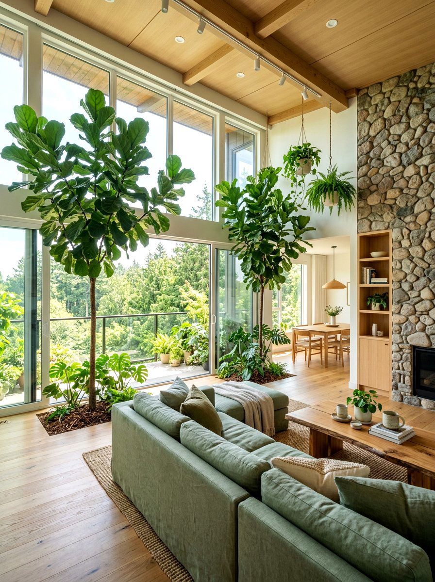 Biophilic Apartment Interior - 30 editorial apartment decor ideas