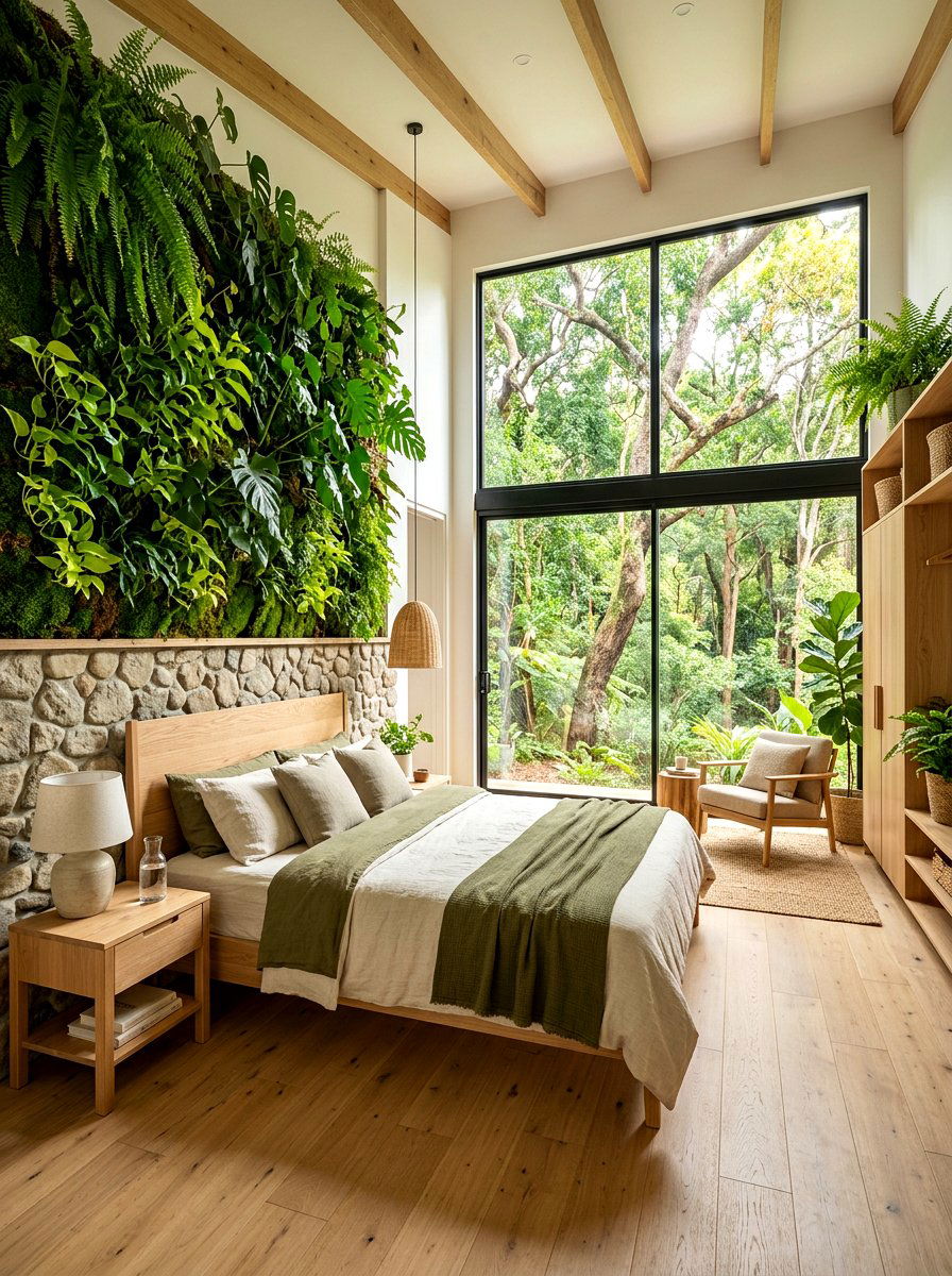 Biophilic Bedroom - 30 collected bedroom decor ideas