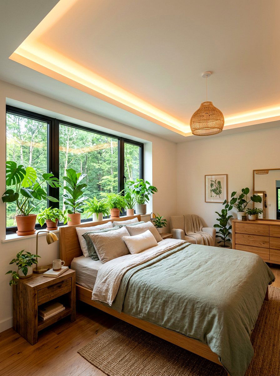 Biophilic Circadian Rhythm Lighting - 30 ambient lighting bedroom ideas