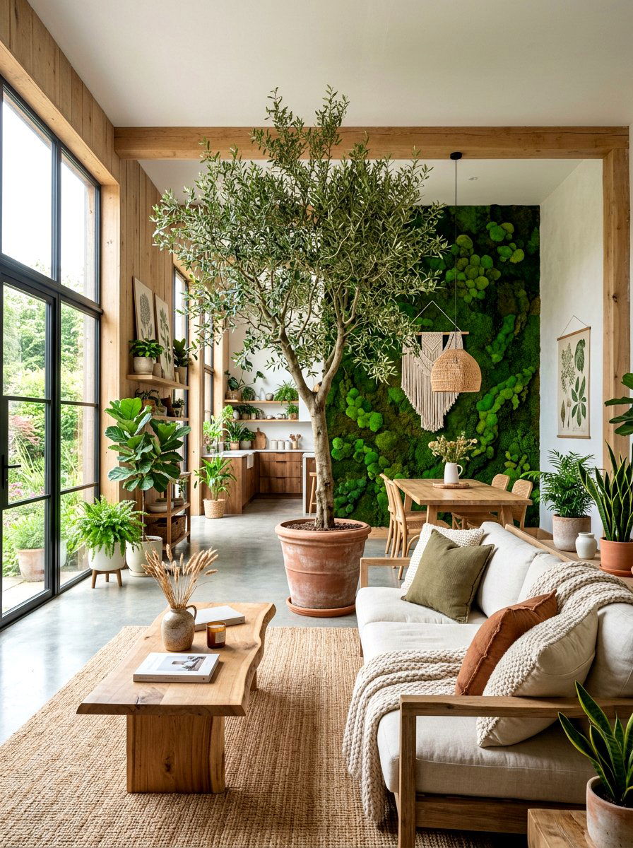 Biophilic Interior Space - 30 indoor outdoor living ideas