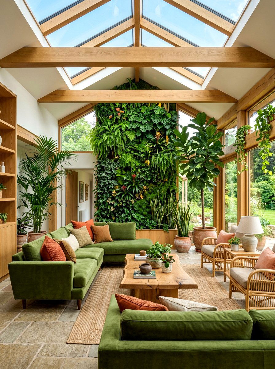 Biophilic Living Room - 30 collected luxury living room ideas
