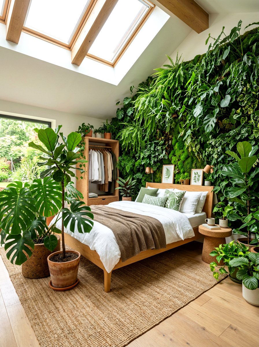 Biophilic Nature Bedroom - 30 calming bedroom ideas