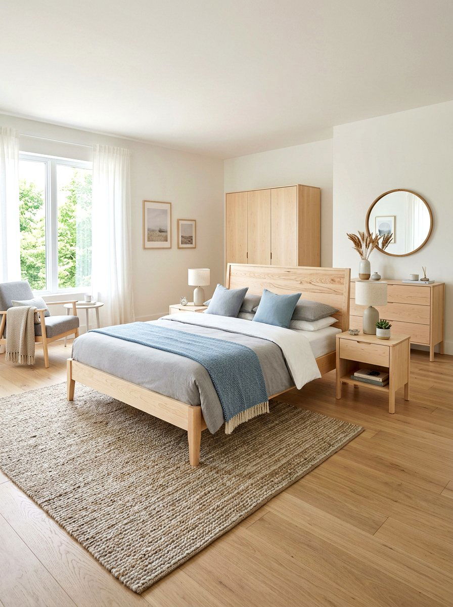 Birch Wood Bedroom - 30 warm wood bedroom ideas