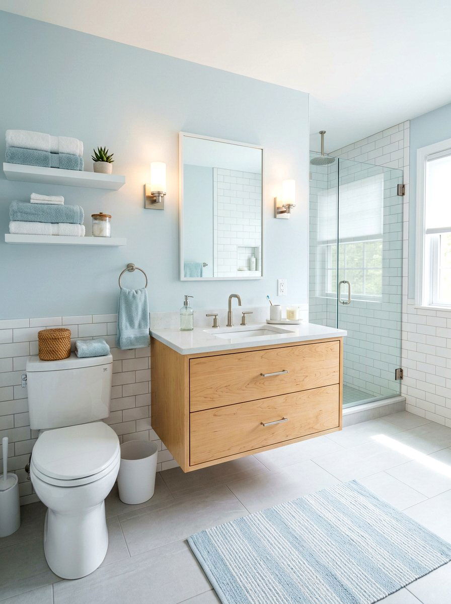 Birch Wood Vanity - 30 wood vanity ideas