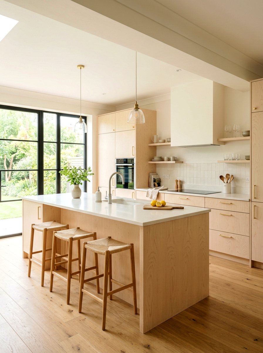 Birch blonde wood kitchen - 30 blonde wood kitchen ideas