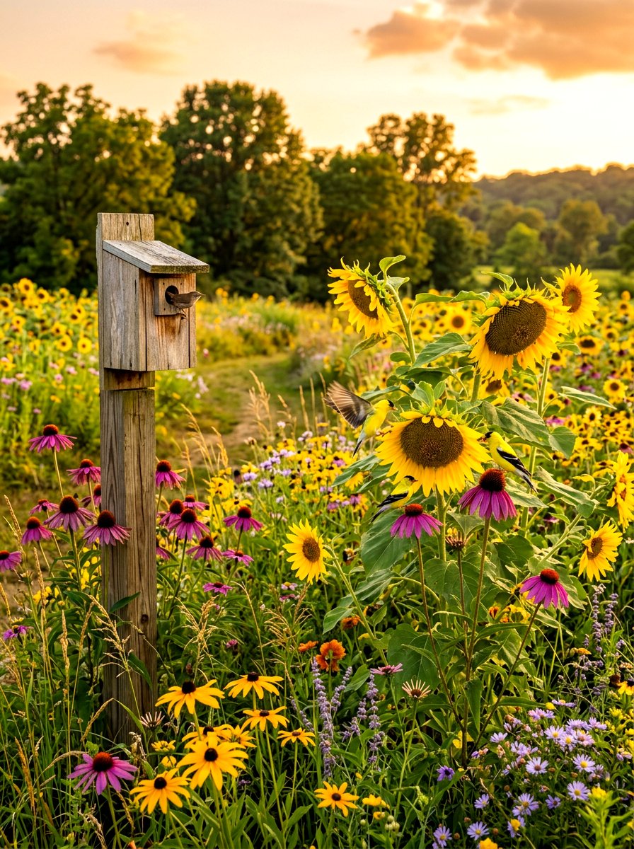 Bird Friendly Meadow Space - 30 meadow front yard ideas