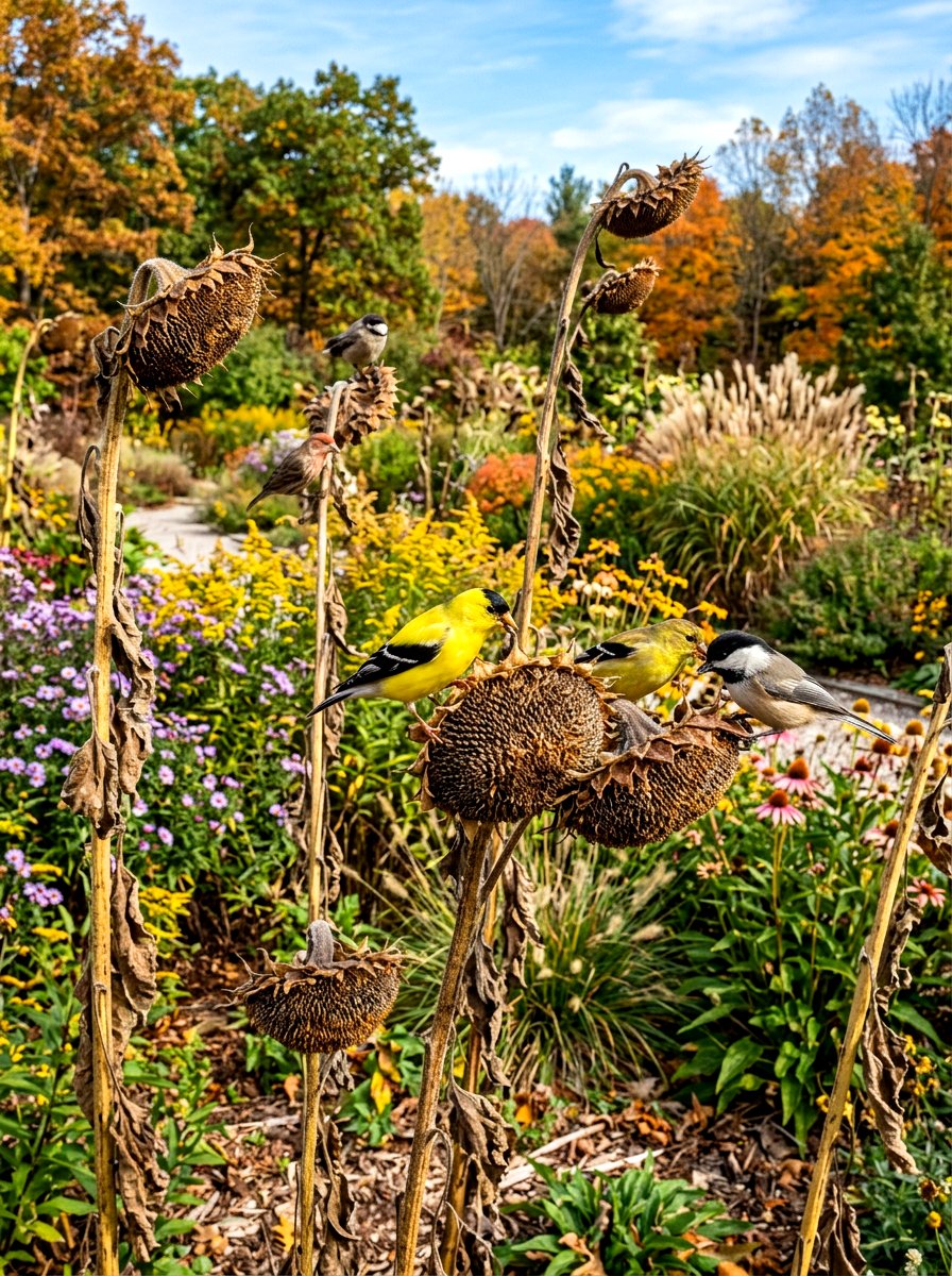 Bird Friendly Sunflower Garden - 30 sunflower patch ideas