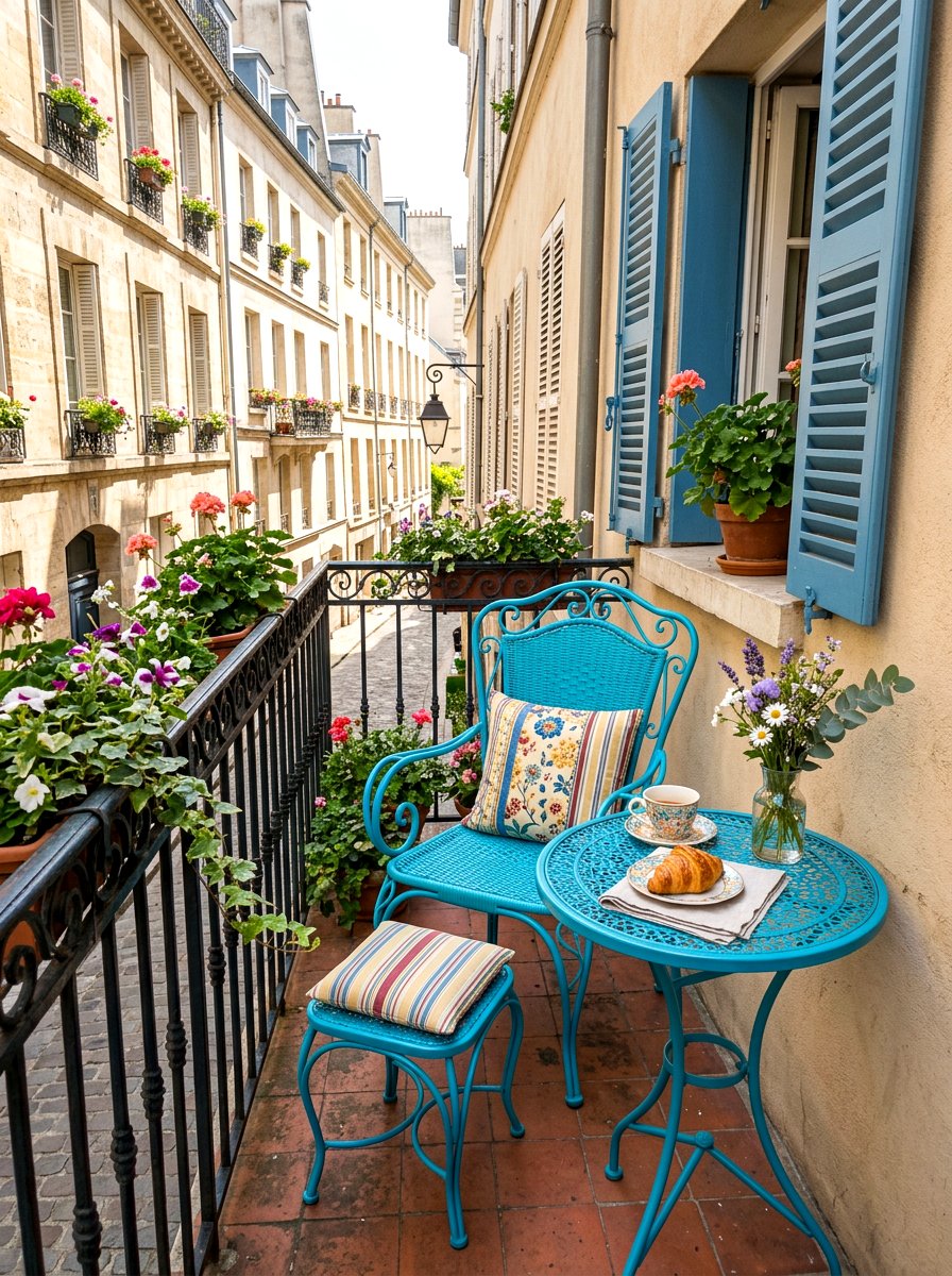 Bistro Chair With Ottoman - 30 balcony lounge chair ideas