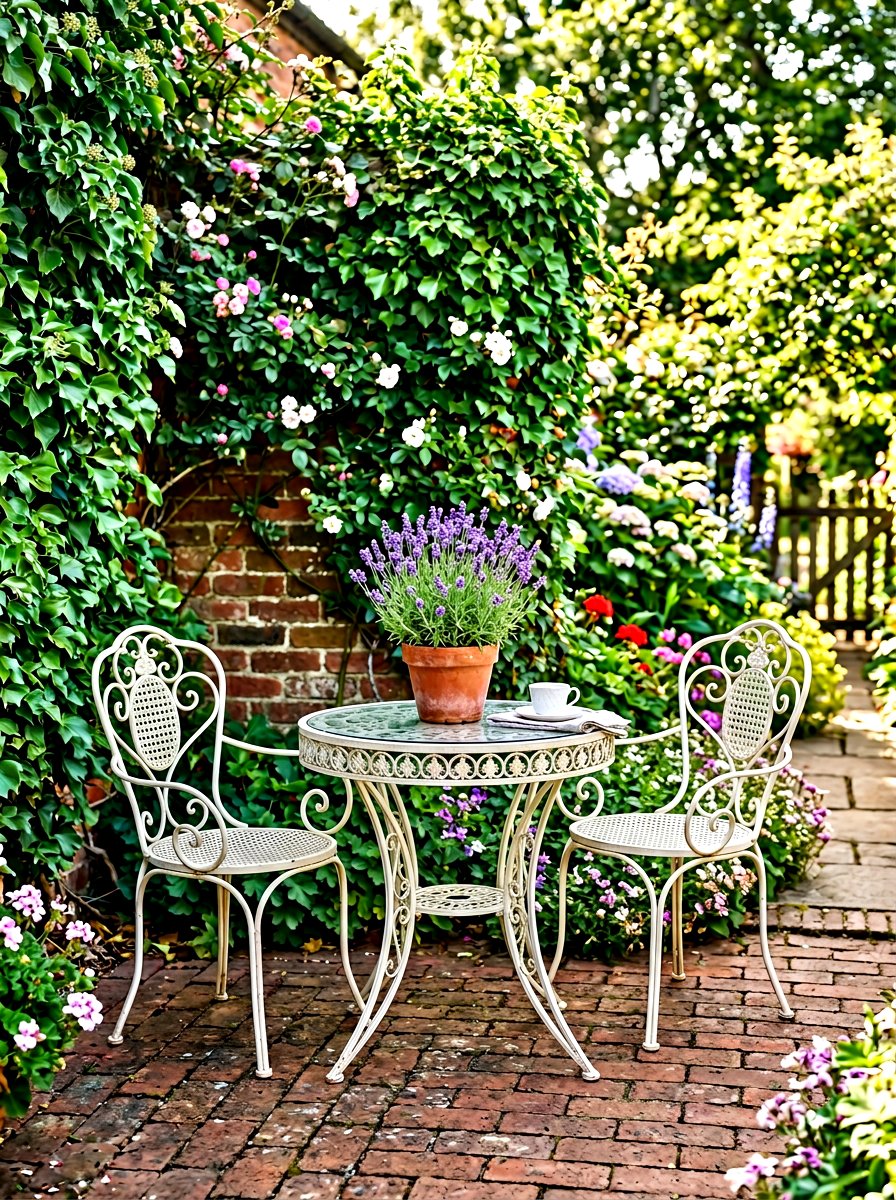 Bistro Patio Set - 30 family backyard ideas