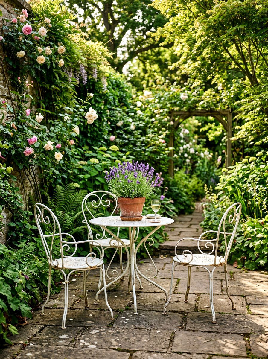 Bistro Set Corner - 30 sunset hosting patio ideas