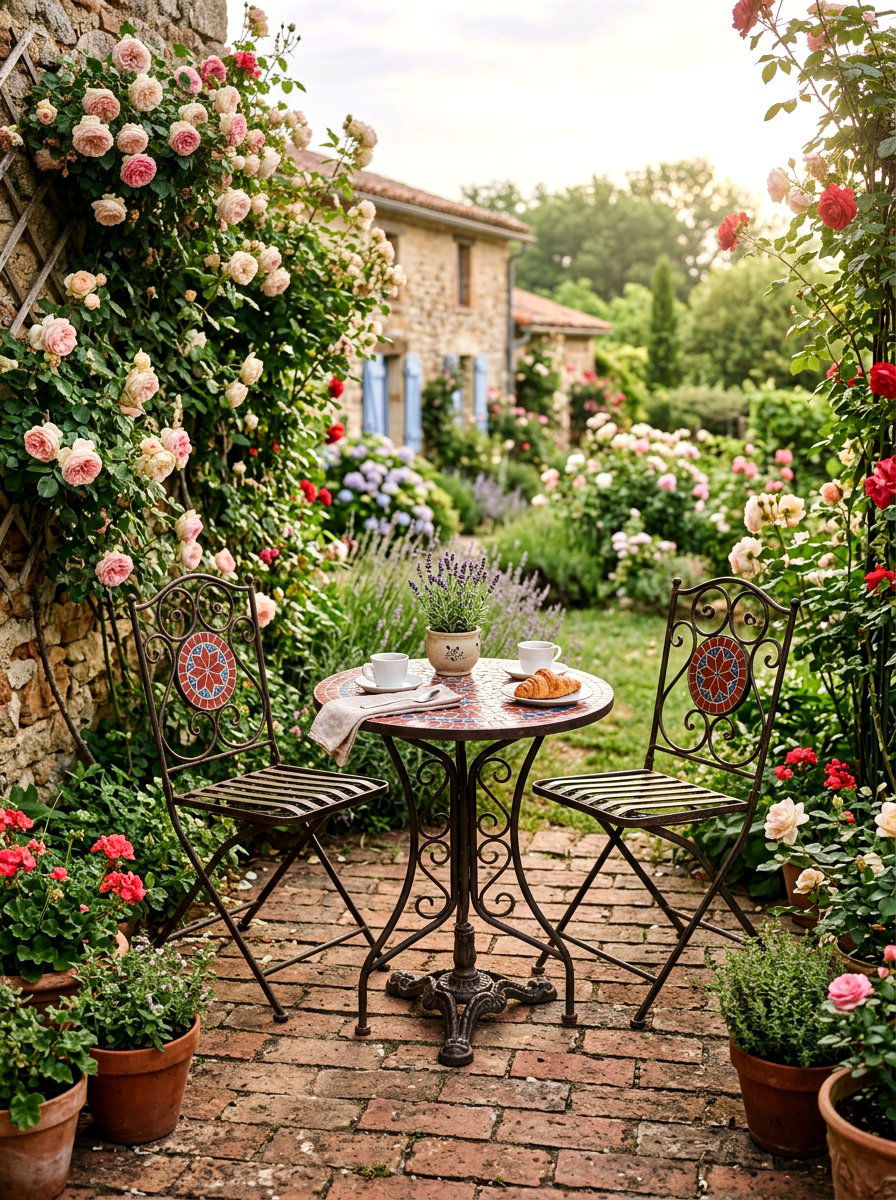 Bistro Table Set - 30 backyard furniture ideas