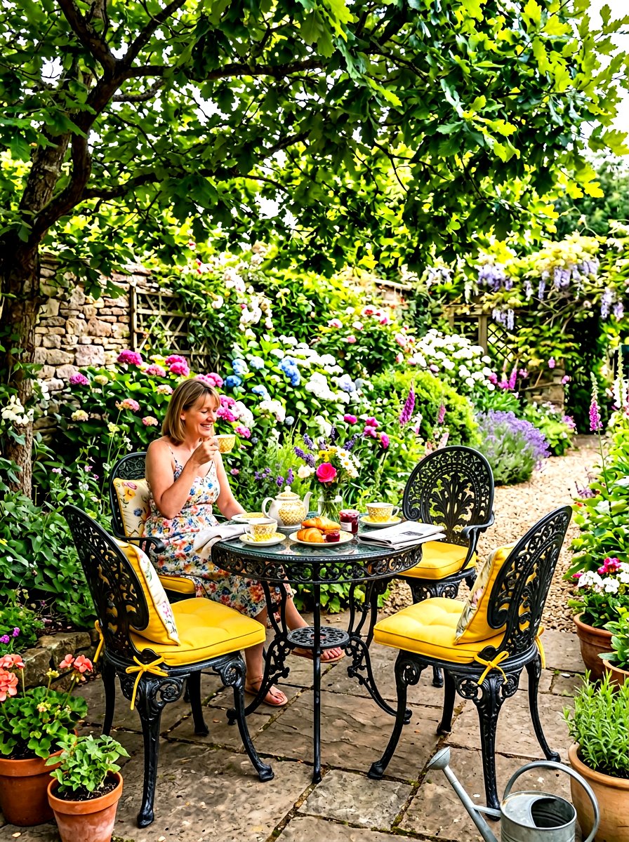 Bistro patio set - 30 patio lounge ideas