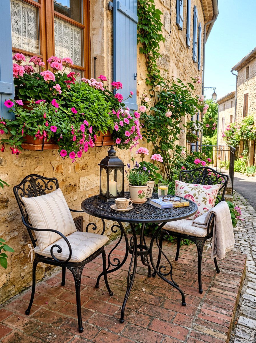 Bistro set - 30 front porch seating ideas