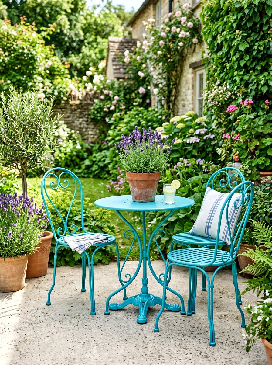 Bistro set for small patio - 30 small patio ideas