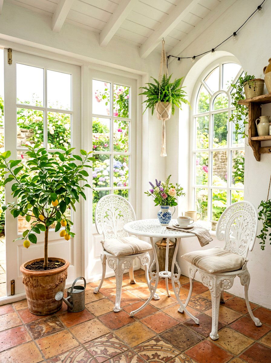 Bistro sunroom set - 30 sunroom furniture ideas