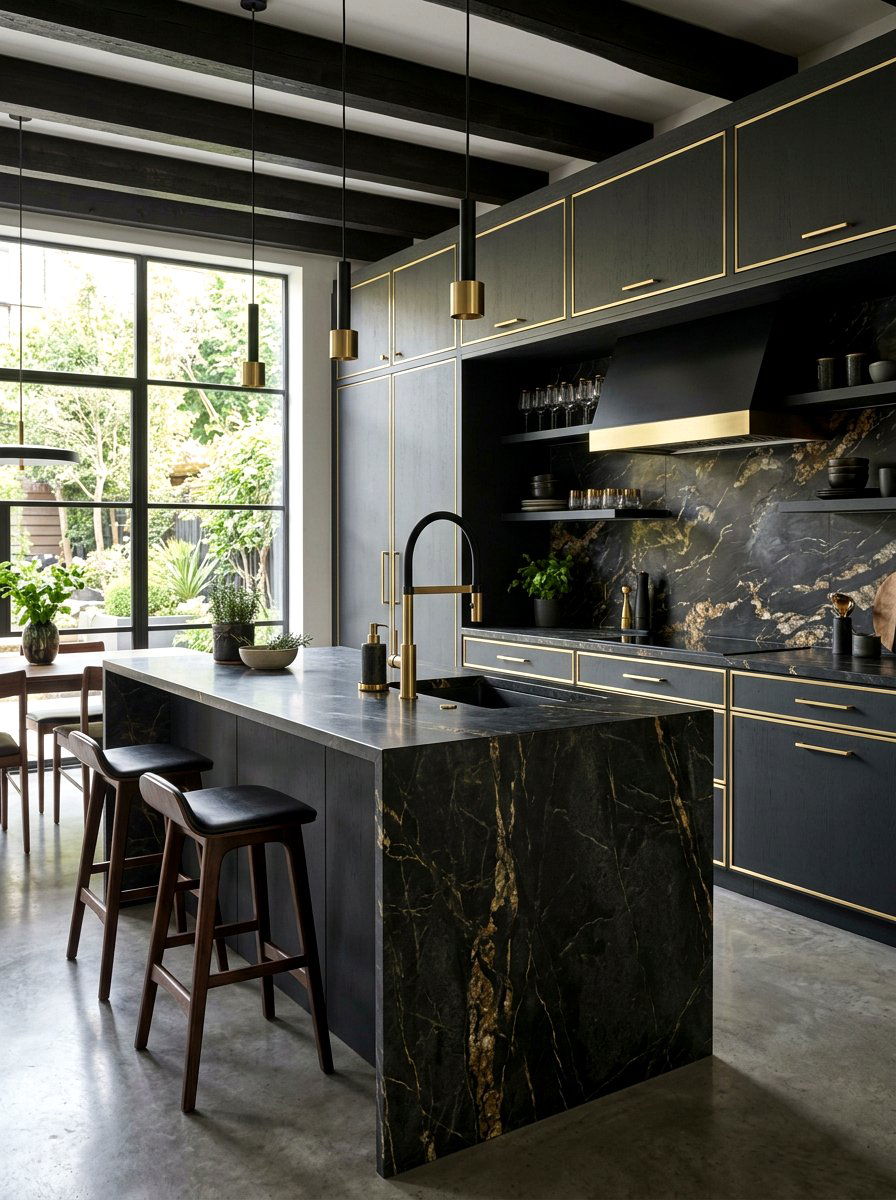 Black And Gold Kitchen Faucet - 30 kitchen faucet finish ideas